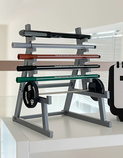 Load image into Gallery viewer, PowerPen Barbell Pen Holder – Lift Your Desk Game with Strength and Style
