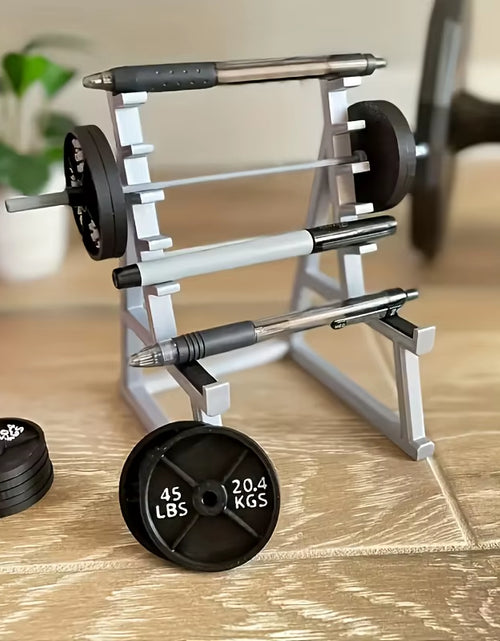 Load image into Gallery viewer, PowerPen Barbell Pen Holder – Lift Your Desk Game with Strength and Style
